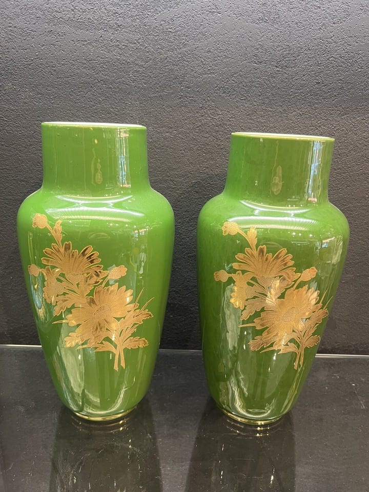 Paires De Vases « Sarreguemines » — photo 2