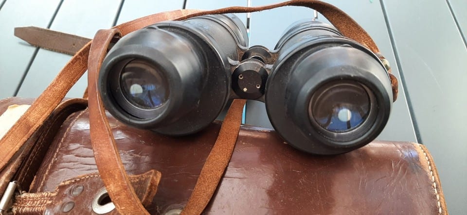BINO SGO HUET rare M.1953 8X40 JUMELLES MARINE NATIONALE NAVY BINOCULAR ORIGINAL — photo 5