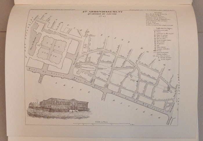 PETIT ATLAS PITTORESQUE 48 QUARTIERS DE PARIS 1835 PERROT GARNOT Reprint 1987 — photo 2