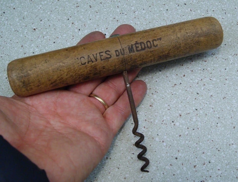 french antique Corkscrews ancien tire bouchon A.Geslain Nantes Caves du Médoc — foto 4
