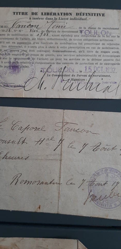 WW1 Lot Poilu Blessé 113° Régiment Toulon 1914-1918 Croix de Guerre Documents — foto 7