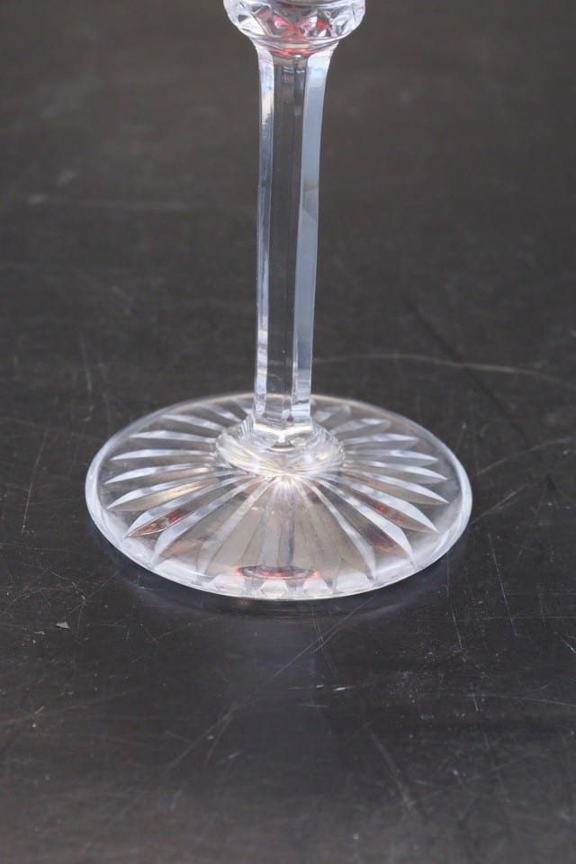 Verre cristal doublé overlay Saint-Louis modèle Tommy rouge rubis 16,5 cm — foto 5
