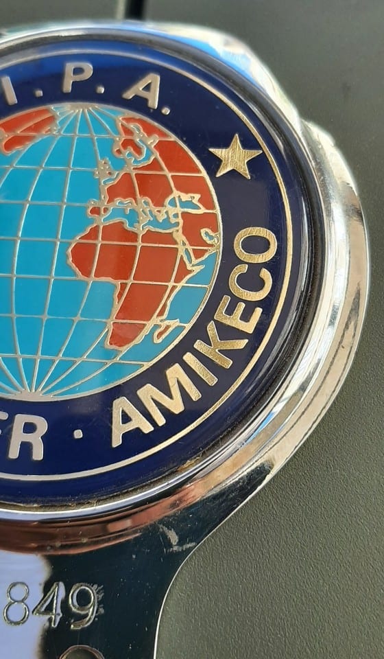Plaque Automobile Police IPA International Association métal ORIGINAL Car badge — photo 6