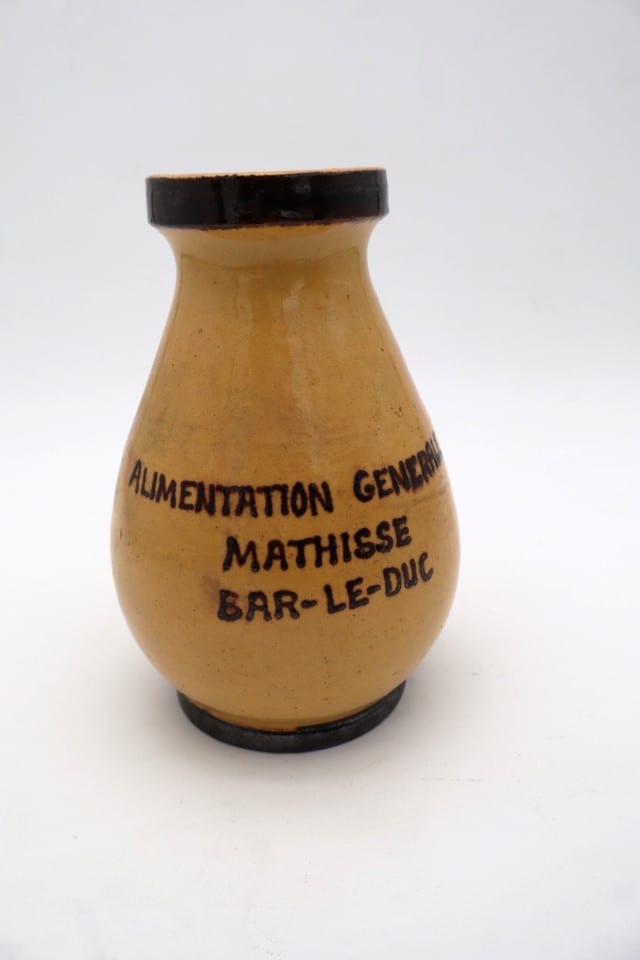 Pot publicitaire ancien Alimentation Générale Mathisse Bar-le-Duc Meuse –Vintage — photo 6