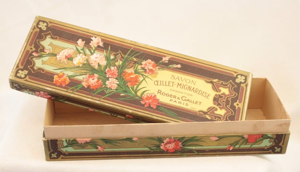 Boite ancienne cartonnée savon Roger & Gallet Paris french soap box — foto 6