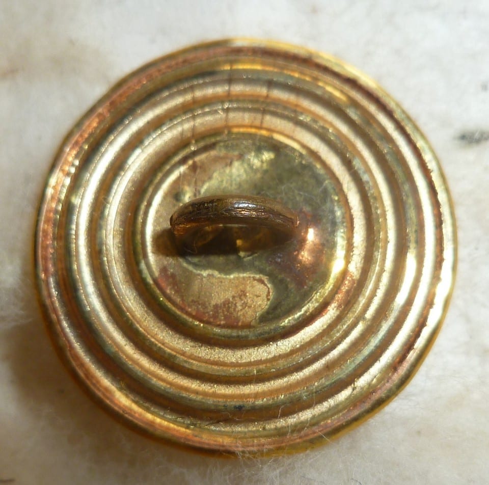 Bouton Marine Amiral GM 1815 France officier Général 1° Empire Restauration 25mm — photo 3