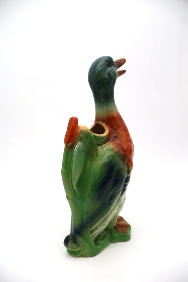 Pichet en barbotine canard colvert – Attribué à Saint-Clément — photo 5