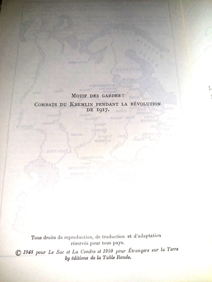 Livre  /LE SAC ET LA CENDRE & ETRANGERS SUR LA TERRE / 1950 — photo 6