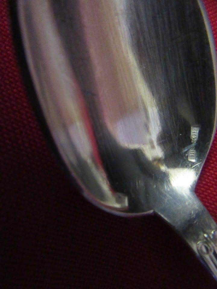 10 cuillères à café CHRISTOFLE  modèle violon à palmettes — photo 5