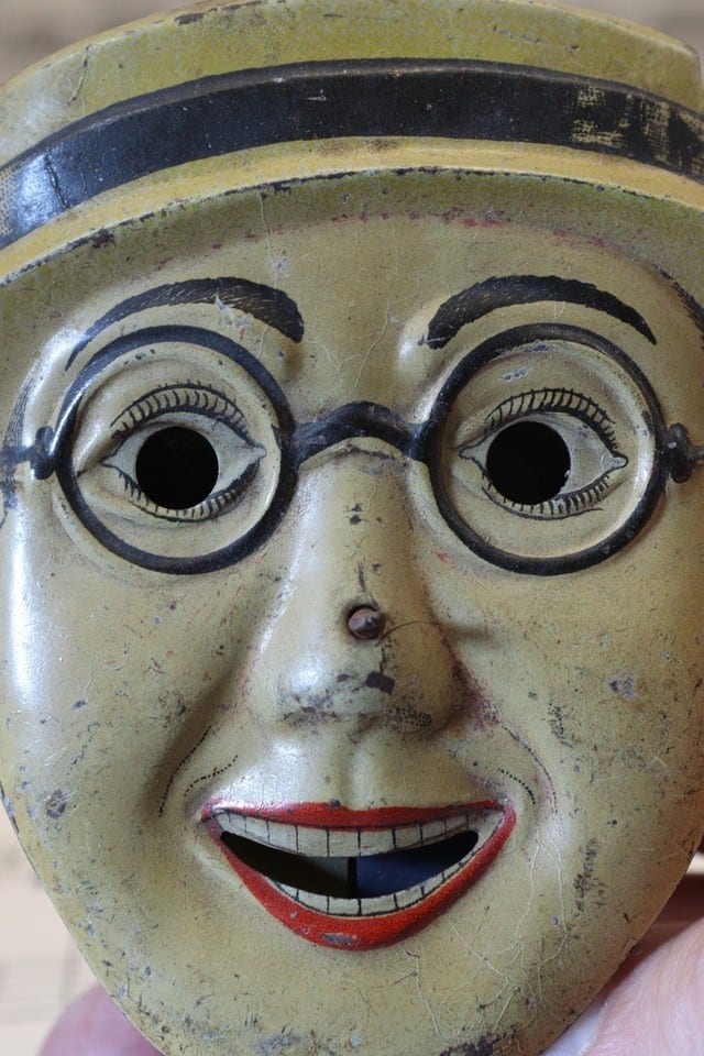 Vintage 1920’s Sparkler antique tin toy Harold Lloyd cinema muet collector — foto 6