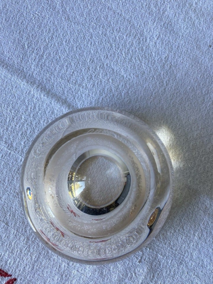 Vide poche, cendrier en cristal Daum Nancy France — foto 6