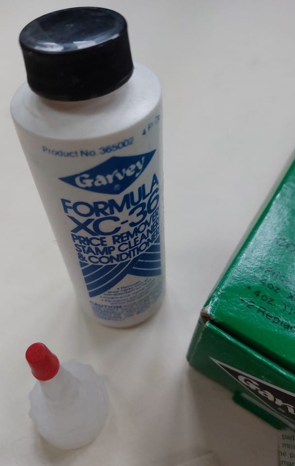 Ancien kit marqueur de tarifs GARVEY Suprême + Encre + Notice USA 1975 — foto 8