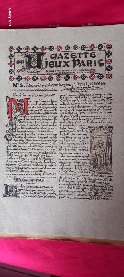 La Gazette du Vieux Paris. N° 1 à 14. par Robida Jules Verne Maurice Barres etc. — photo 4