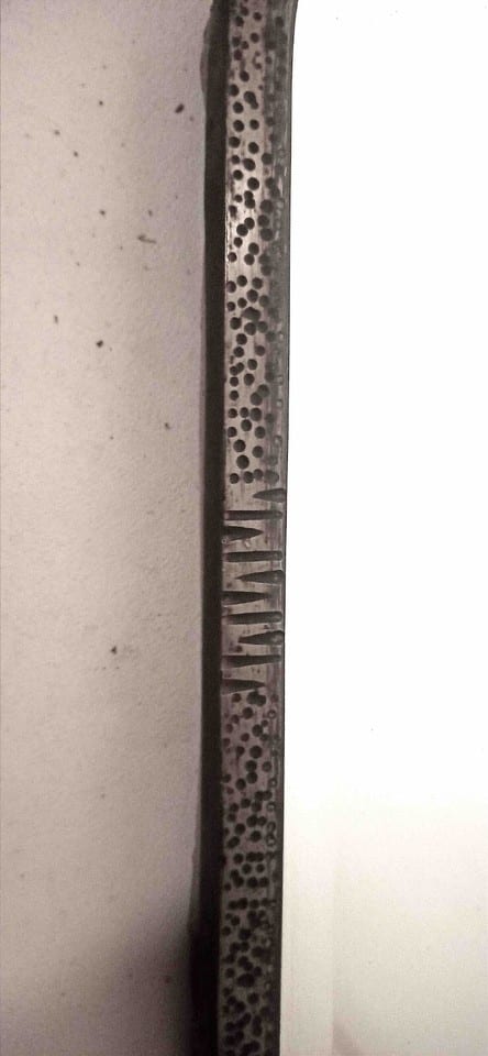 Miroir biseauté martelé Art Déco 41,2 cm x 58,8 cm — photo 6