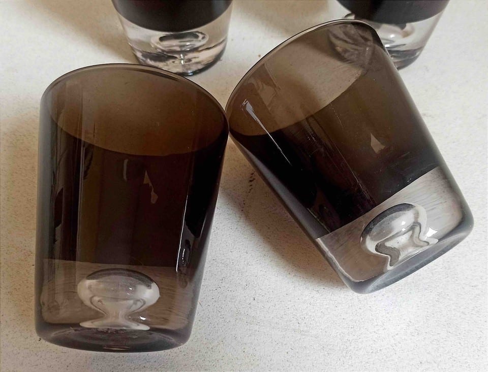 Lot de 8 verres Années 60 de Bo Borgström Suède — photo 5