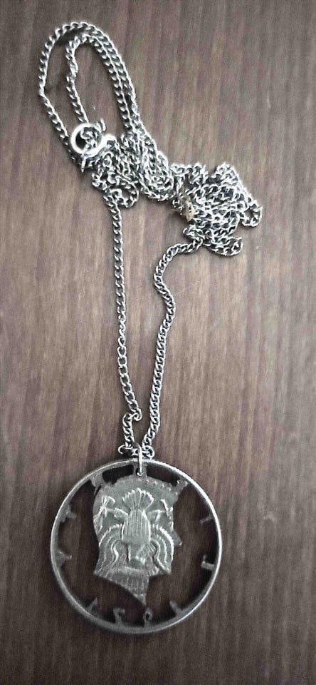 Pendentif demi dollar américain Kennedy Liberty 1971 — photo 4