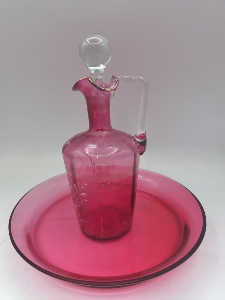 Service à liqueur Mary Gregory – Verre — foto 6