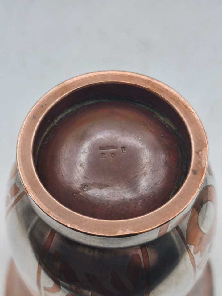 Luc Lanel Vase Art Deco Dinanderie Pour Christofle 1930 Ancien Vintage — foto 6