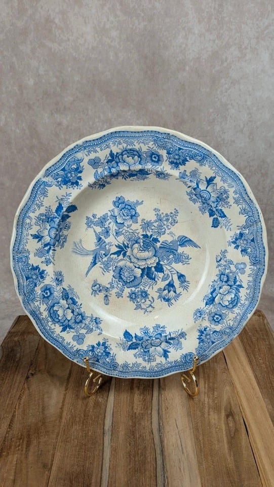 Plat ancien anglais – motif “asiatic Pheasants”