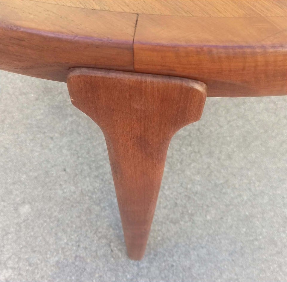 Table teck + 4 chaises de Niels Vodder Design scandinave Années 60 — photo 7