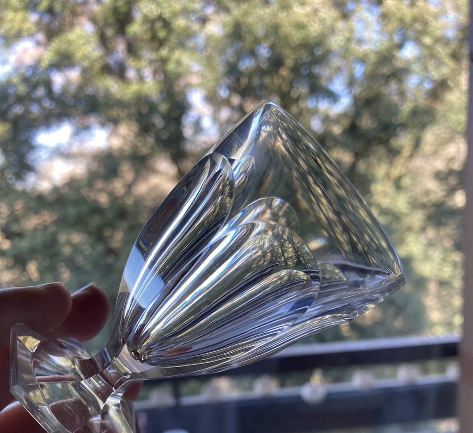 Verres en cristal Baccarat, modèle Bourbon, Art Déco — foto 5
