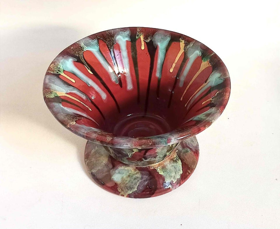 Coupe céramique multicolore Diamètre 26,7 cm — photo 3