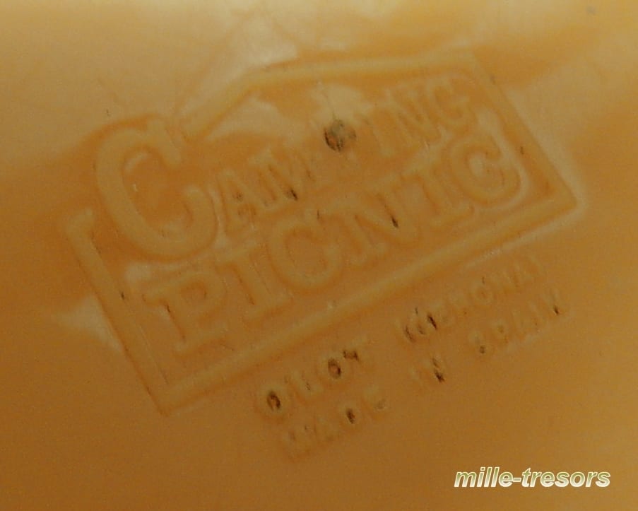 Set CAMPING PIQUE-NIQUE marque OLOT couleur orange VINTAGE 70' — foto 6