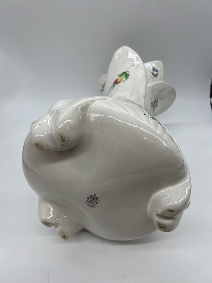 Vase en faïence KG Lunéville décor Réverbère — photo 4
