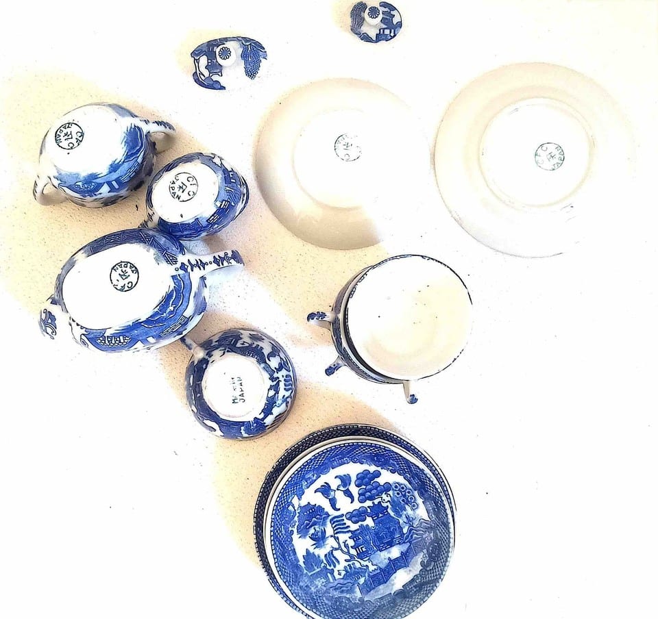 Dinette service à thé 15 pièces Porcelaine Japon — photo 8