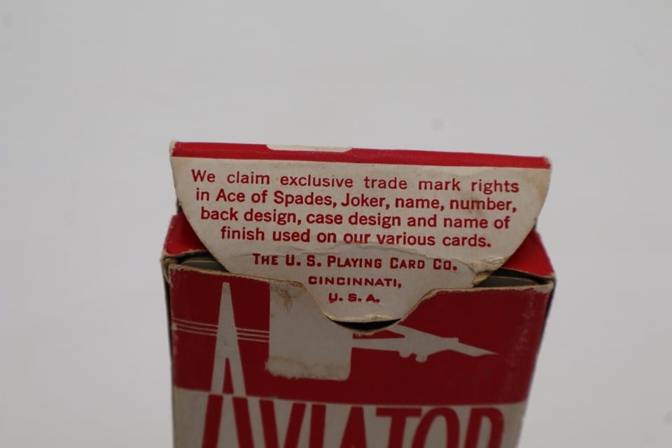 Ancien jeu de cartes Aviator Pinochle n°918 – USA – période WW2 / années 1940 — photo 7
