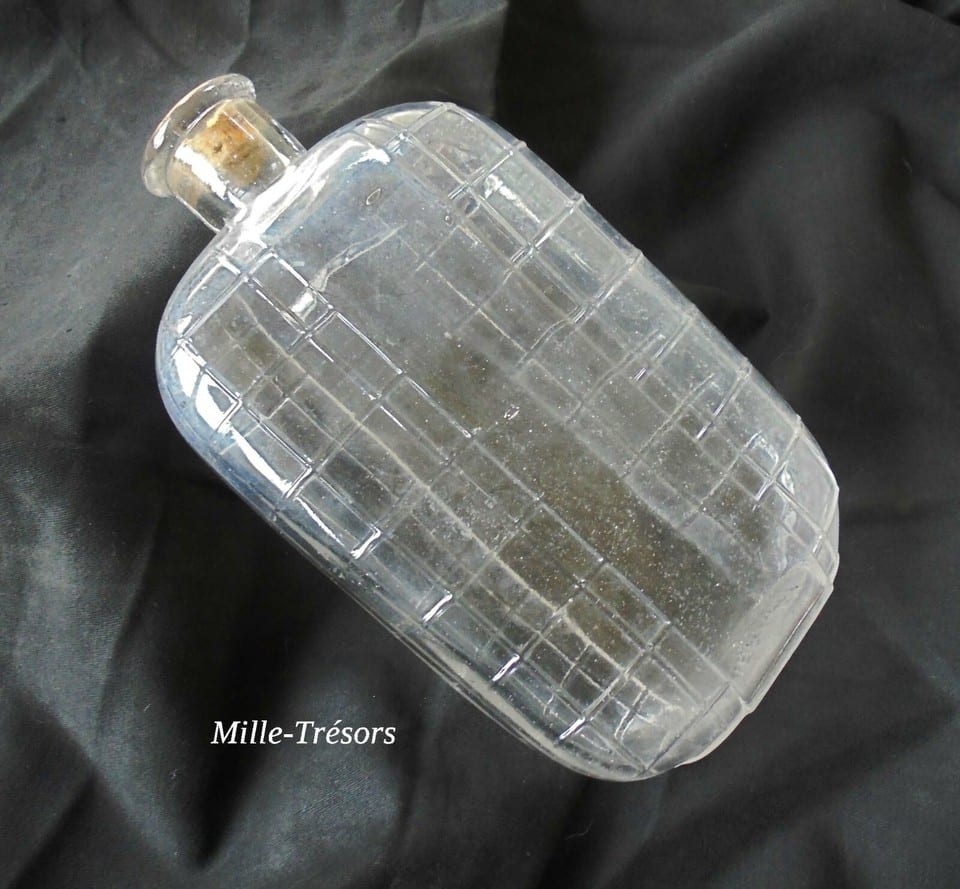 Ancien Flacon signé CHERAMY France - Eau de Cologne Le Jasmin ou Offrande (VIDE)