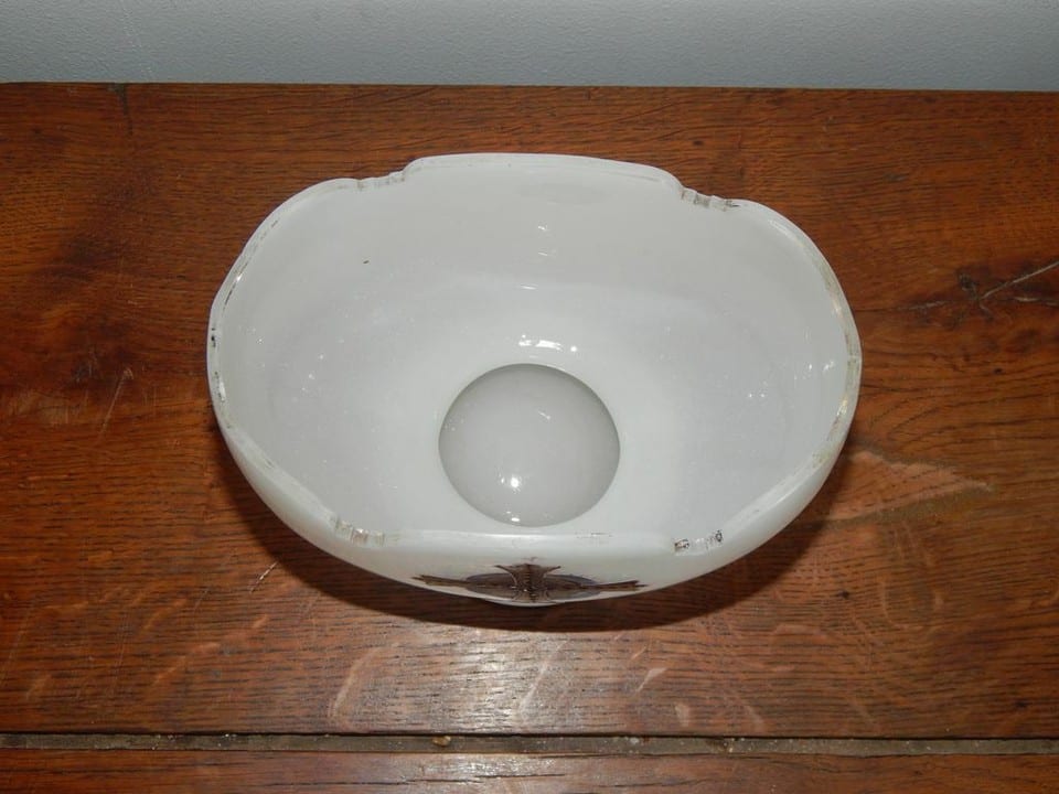 ANCIEN VASE D'AUTEL en OPALINE Savonneuse St Louis Baccarat ? époque CHARLES X — photo 6