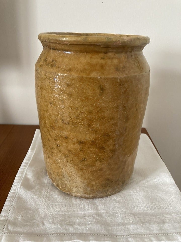 Grand pot à confit, graissier en terre cuite émaillée, XIXème — photo 4