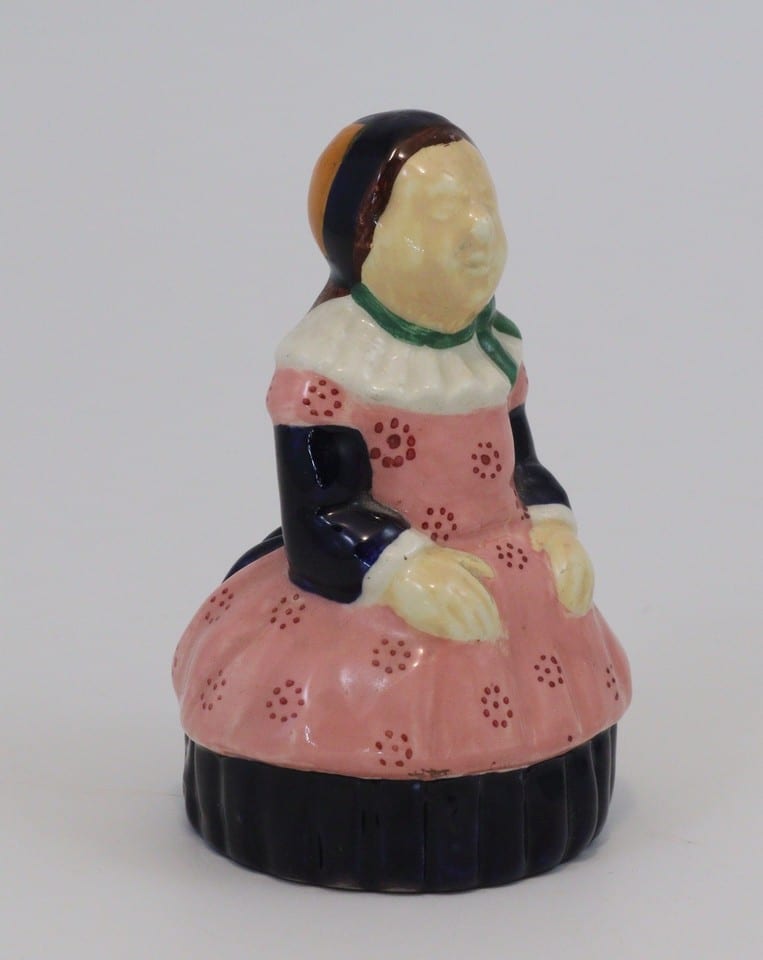 Clochette de table Bretonne faïence Henriot Quimper signée main France — photo 7