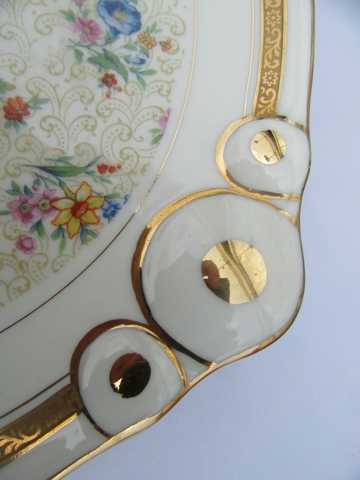 porcelaine de limoges plat à gâteau — photo 3