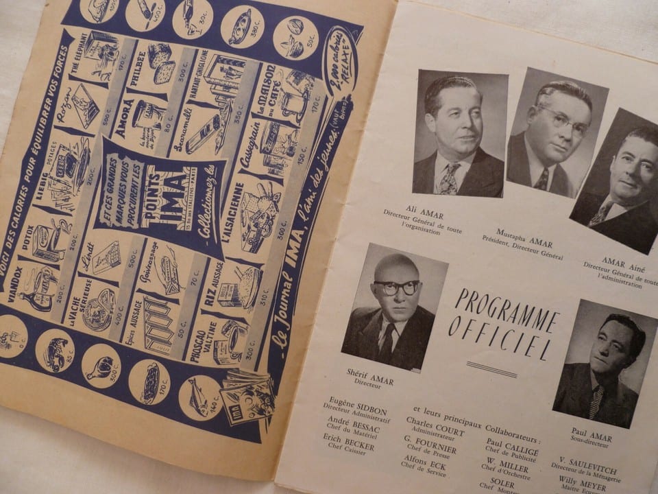 Programme Cirque AMAR circa 1957 Achille Zavatta ORIGINAL — photo 3