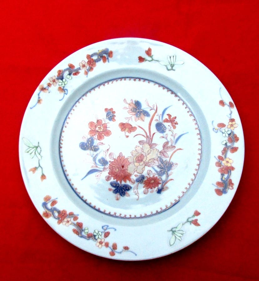 assiette en porcelaine imari chine xix ieme siecle