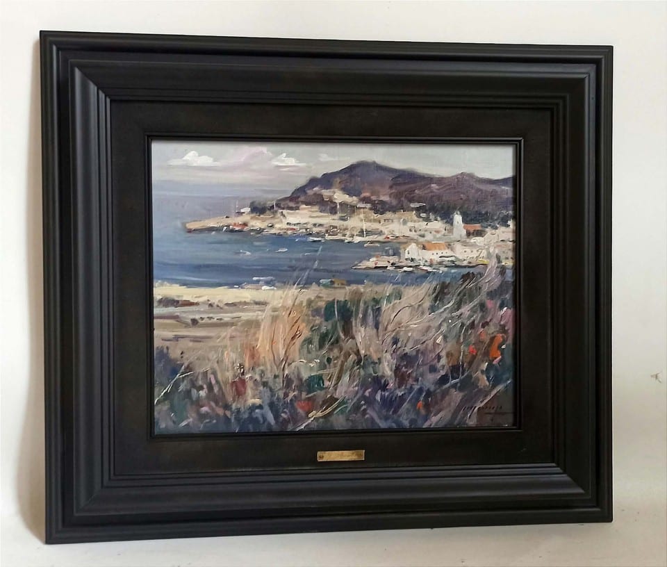 Paysage marin côtier Huile sur toile de Jaume Mariné I Albamonte — photo 3