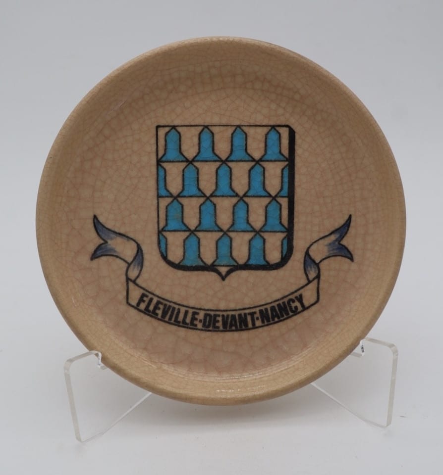 Coupelle faïence émaux Longwy Récollets Fléville-devant-Nancy