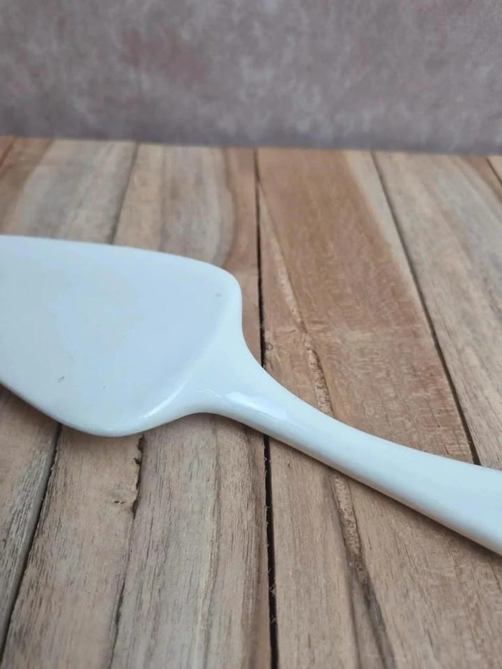 Pelle à tarte ancienne Gien modèle Strasbourg – faïence peinte main — photo 5