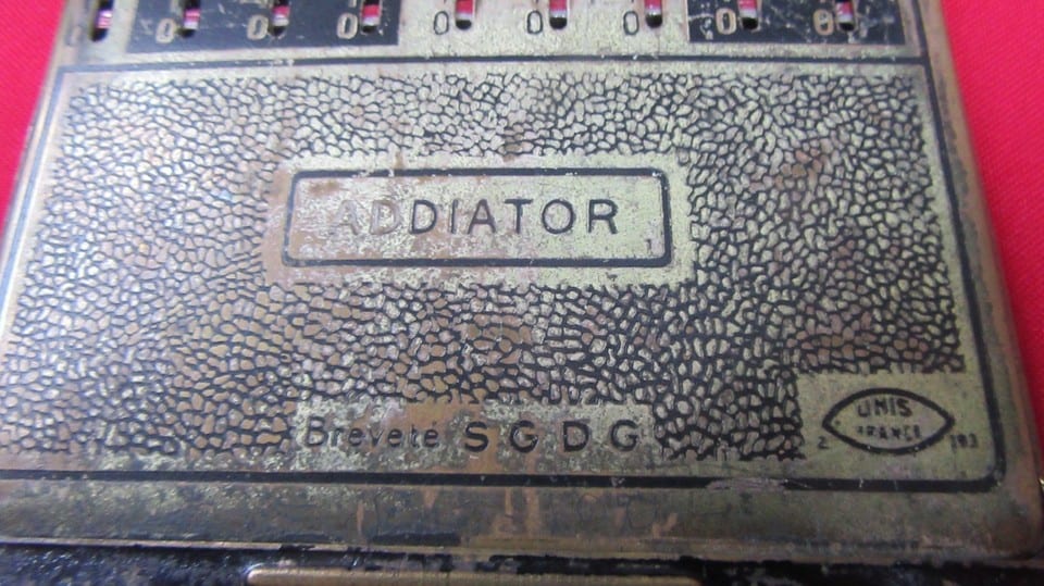 ancienne machine a calculer addiator avec sa notice — foto 5