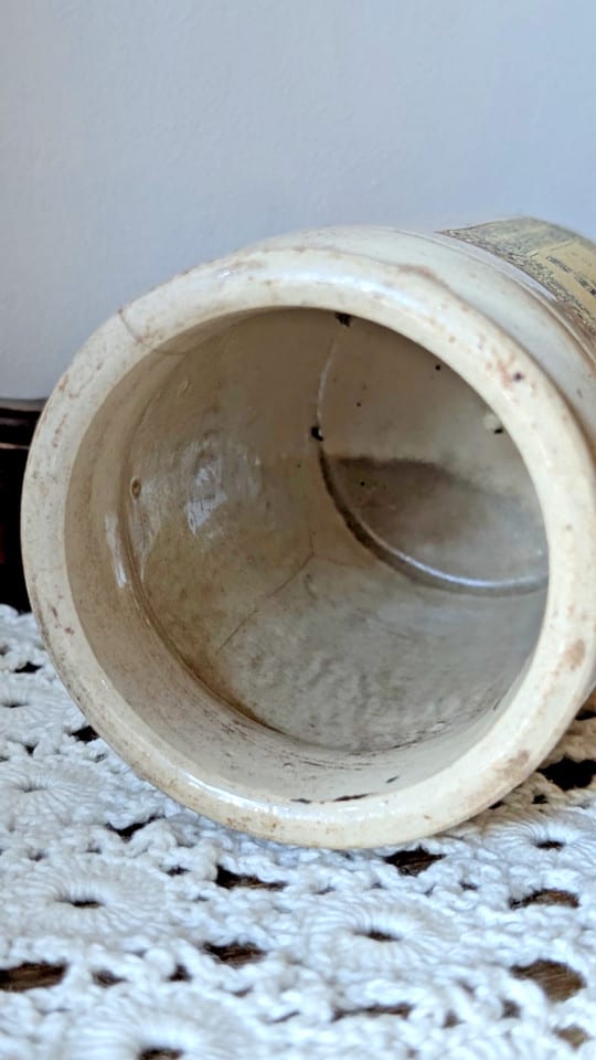 Ancien pot d'apothicaire - grès vernissé  « Seidlitz Powders »  Indiana US — photo 6