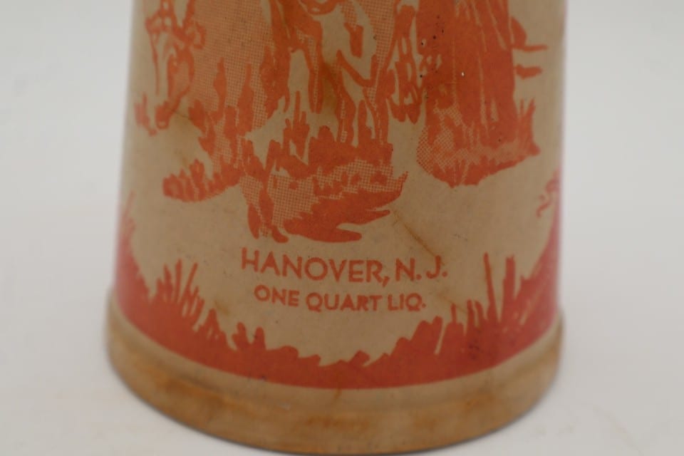Titre : Bouteille cône lait carton ancienne Lone Pine Farms - publicité US — photo 8