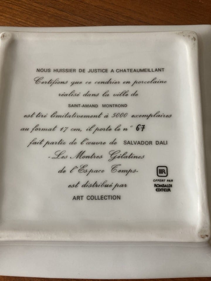 Cendrier, vide poche porcelaine Dalì — foto 3