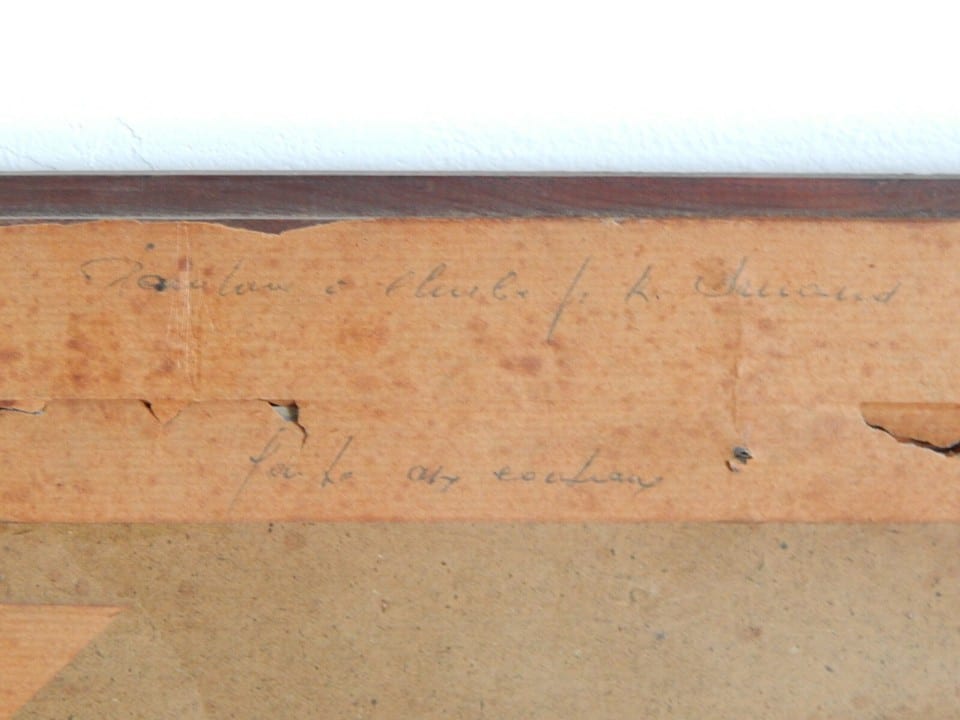 ANCIEN TABLEAU Huile sur Panneau "  Marine Paysage Mer Bateau " Signé P.ARNAUD — photo 8