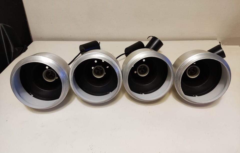 lot de 4 lustres vintage — photo 2