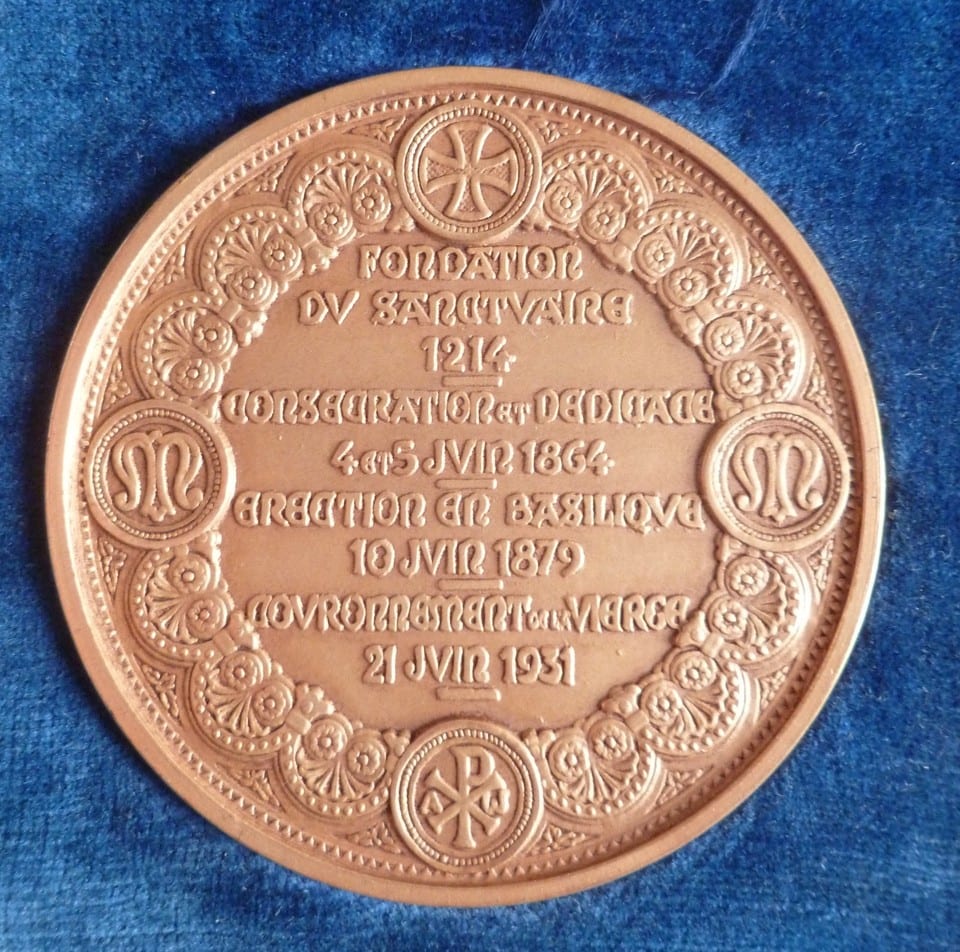 Médaille Couronnement ND DE LA GARDE MARSEILLE 1931 par DROPSY ORIGINAL MEDAL — photo 2