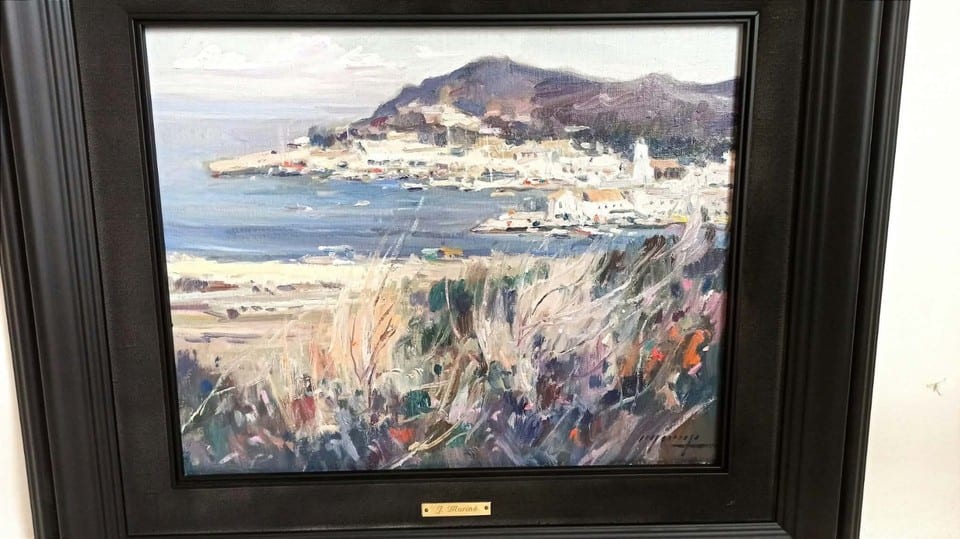 Paysage marin côtier Huile sur toile de Jaume Mariné I Albamonte — photo 8