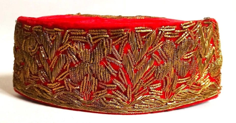 Chapeau traditionnel nigérien Igbo Largeur 29,5 cm — photo 3