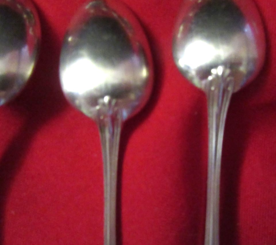 10 cuillères à café CHRISTOFLE  modèle violon à palmettes — photo 4